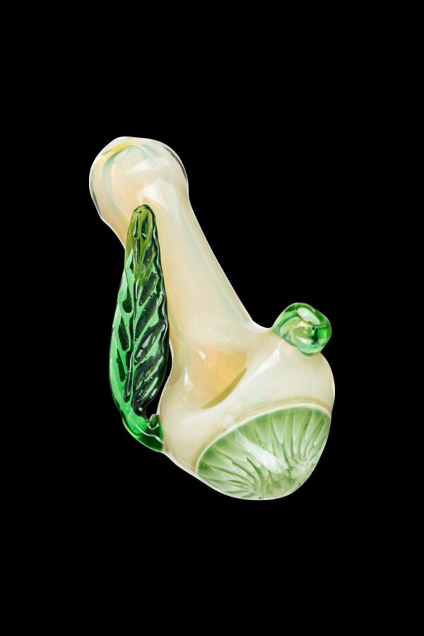 Leafy Green Mushroom Milli Spoon Pipe