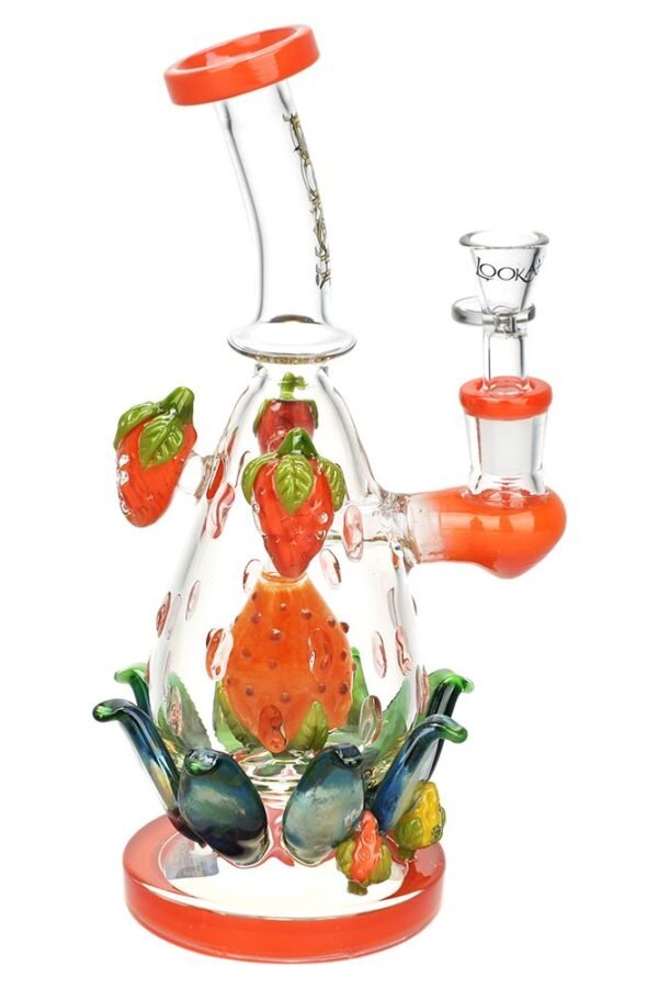 Lookah Glass Very Berry Water Pipe - 9.25"" / 14mm F