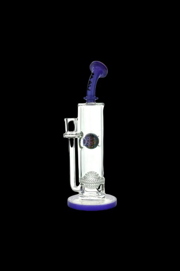 MAV Glass Eureka Honeyball Bent Neck Water Pipe