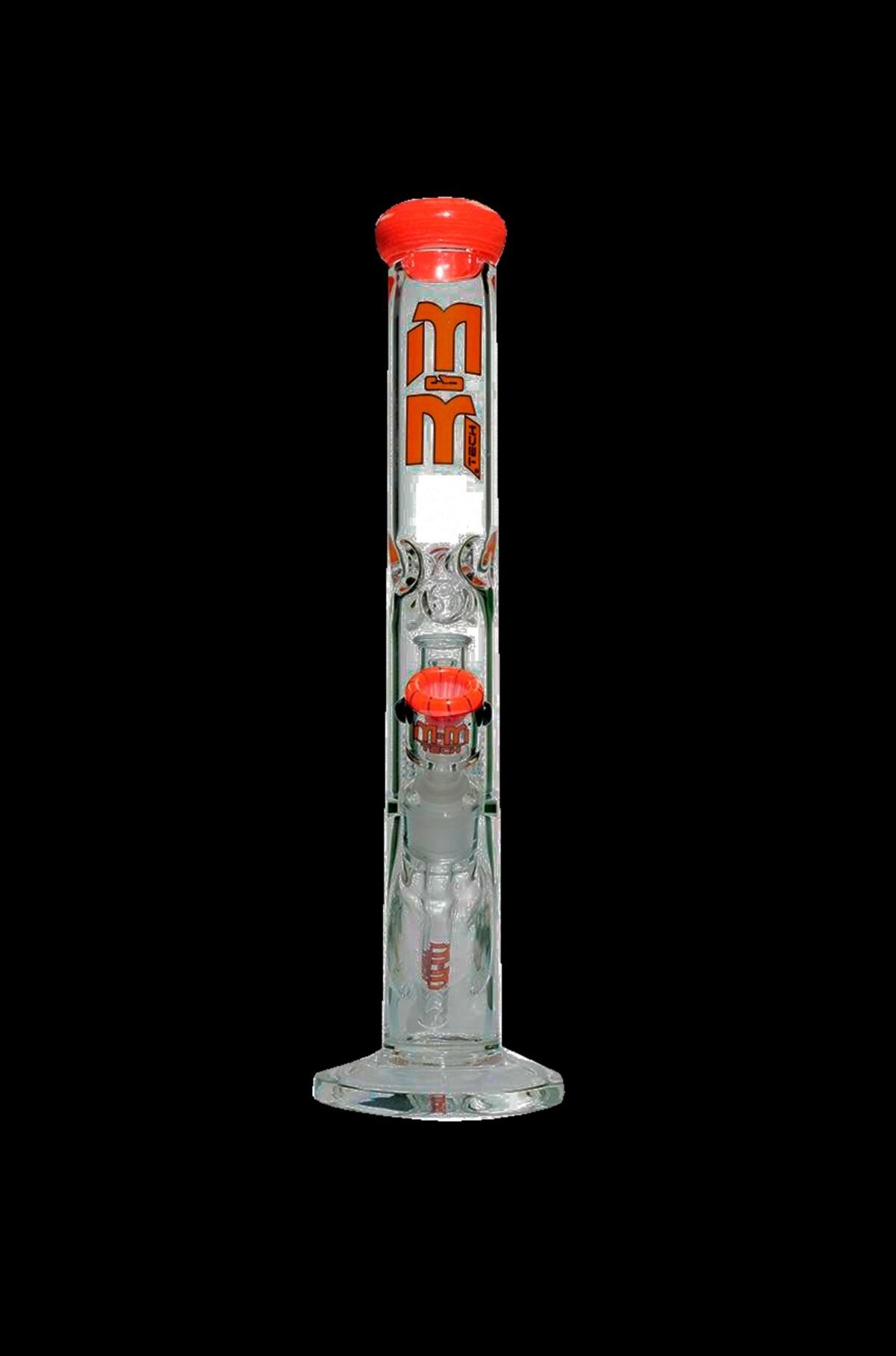 M&M Tech Straight Tube Bong with Chandelier Perc