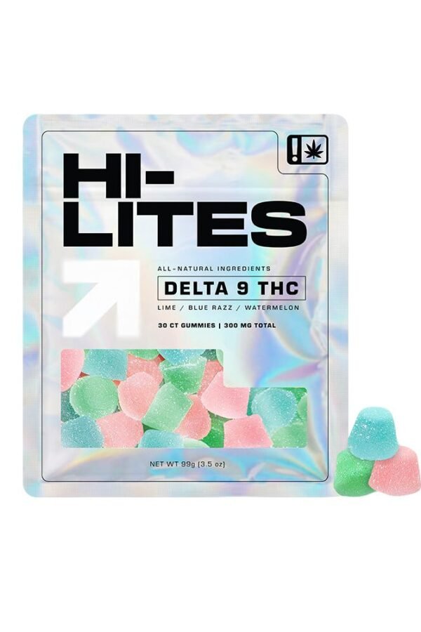 Modern Herb Co Hi-Lites Delta 9 THC Vegan Gummies - 30pc