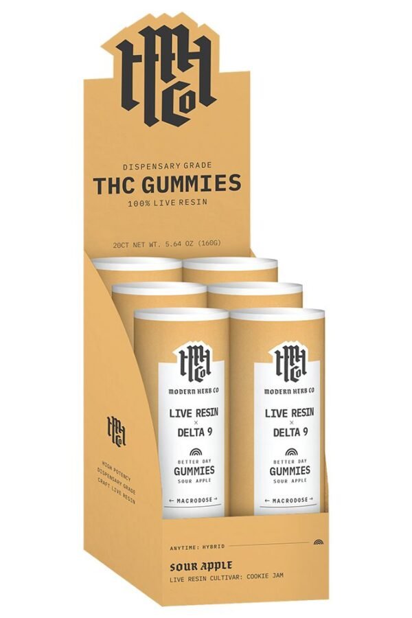 Modern Herb Co Live Resin Delta 9 Macrodose Gummies