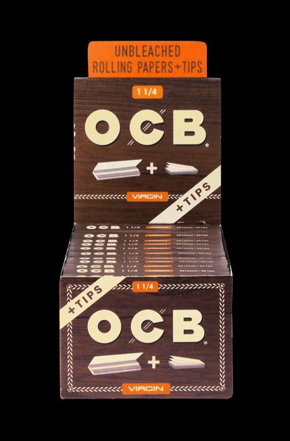 OCB Virgin Unbleached Papers & Tips - 24 Pack