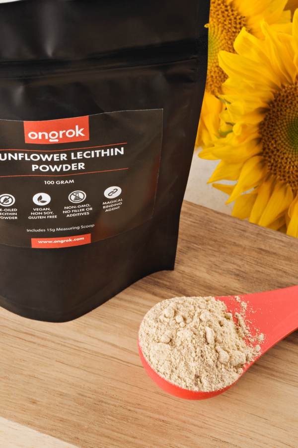 ONGROKS Non-GMO Sunflower Lecithin Powder