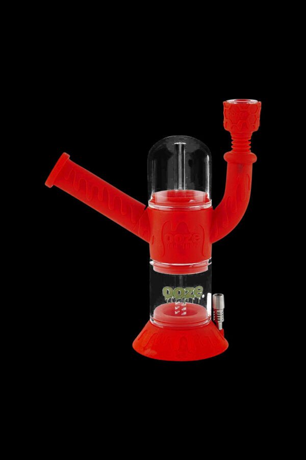Ooze ""Cranium"" Silicone 4-in-1 Glass Water Pipe