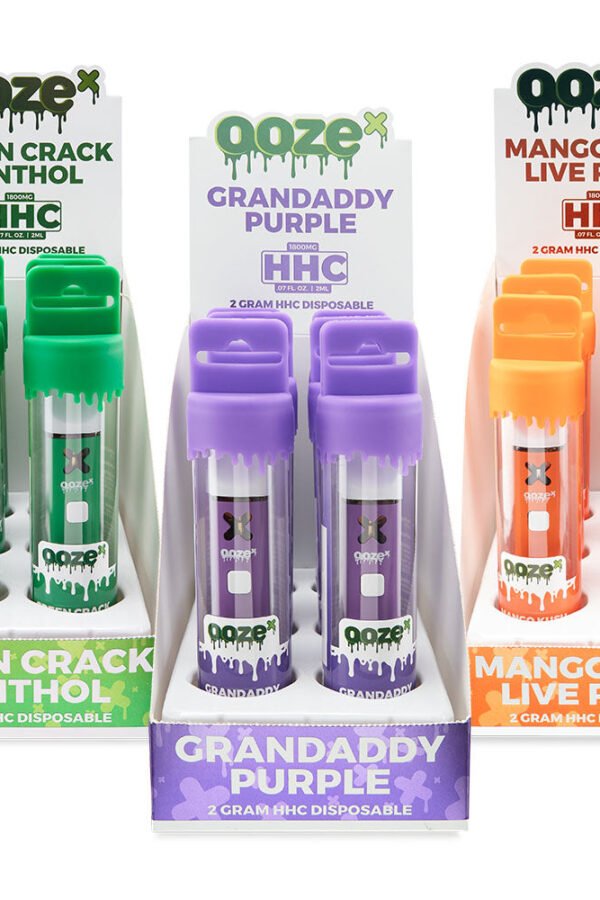 OozeX HHC Disposable Vape / 2ml / 6pc Display