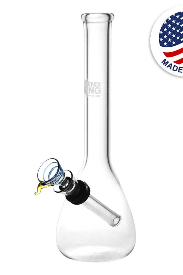 Phoenix Rising Classic Beaker Water Pipe - 8.25""/Colors Vary