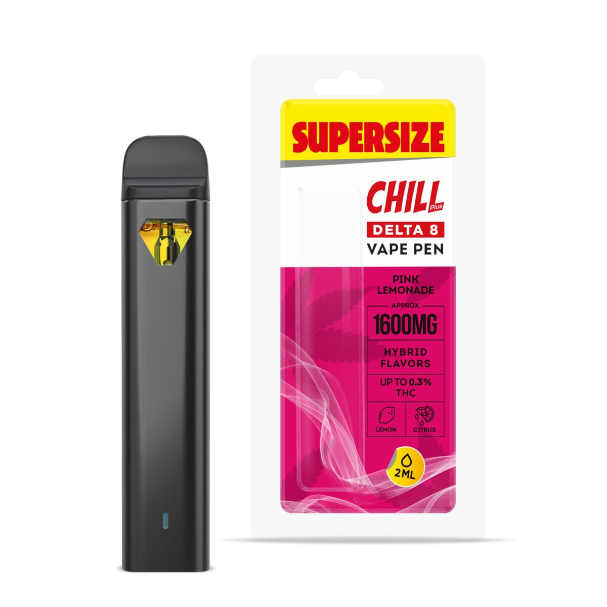 Pink Lemonade Delta 8 THC - Disposable - Chill - 1600mg