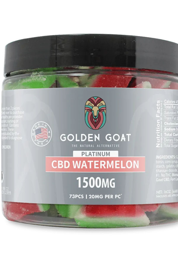 Platinum CBD Gummies 1500mg - Watermelon
