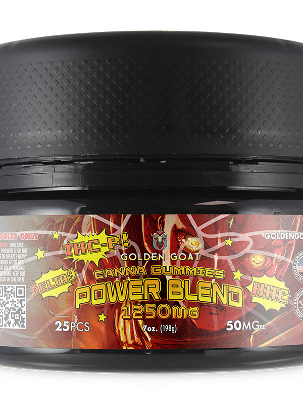 Power Blend Canna Gummies 1250mg Banana