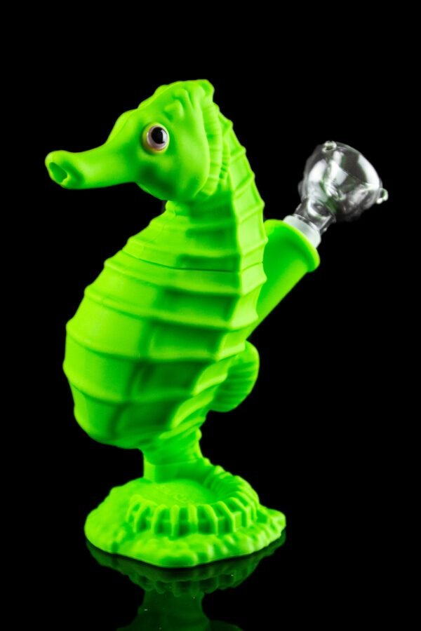 Premium Silicone Seahorse Molded Water Pipe