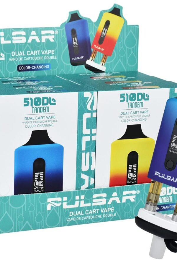 Pulsar 510 DL Tandem Dual Cart Vaporizer / 650mAh