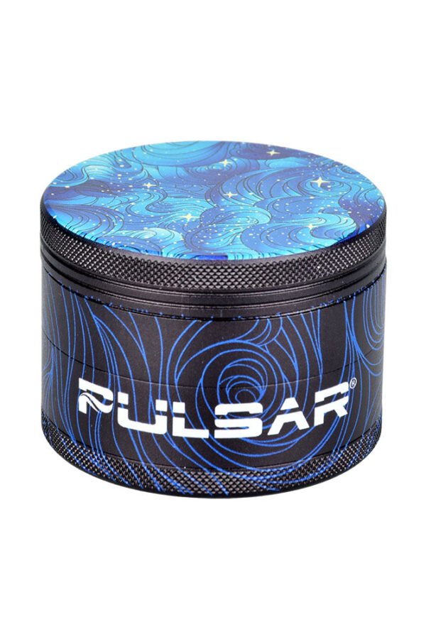 Pulsar Design Series Grinder with Side Art - Space Dust / 4pc / 2.5""