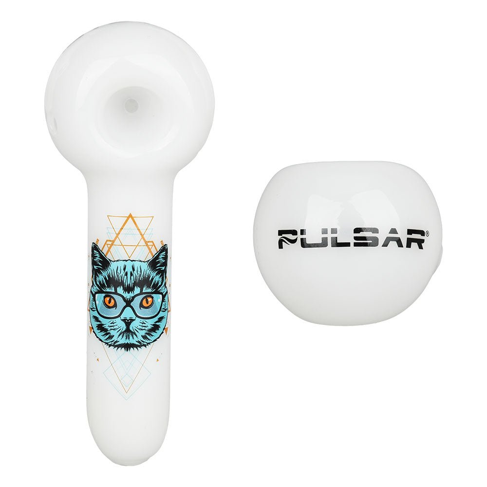 Pulsar Design Series Spoon Pipe - Sacred Cat / 5""