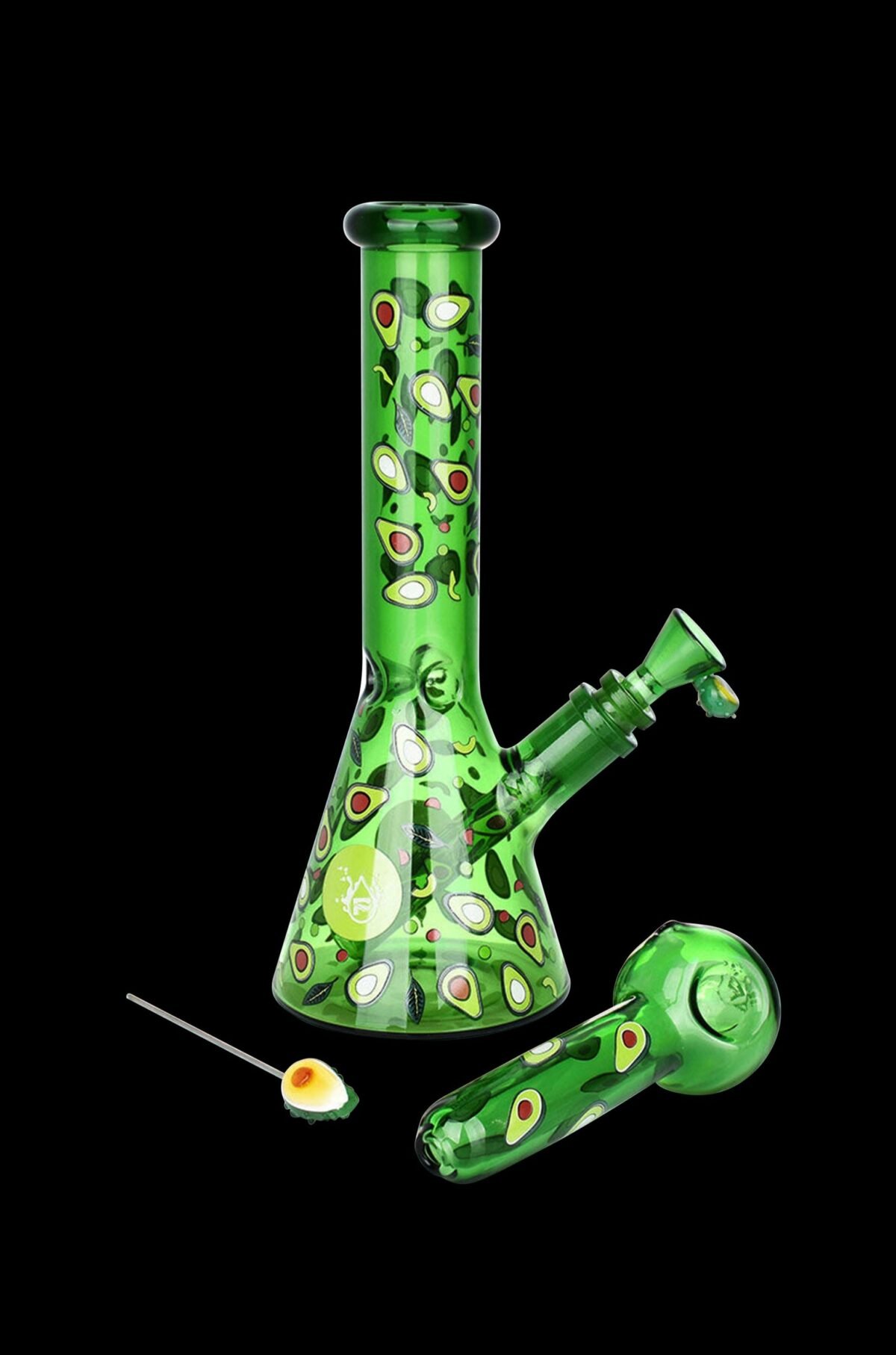 Pulsar Fruit Series Avocado Gold Glow Pipe Duo