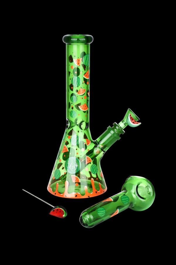 Pulsar Fruit Series Watermelon Zkittles Glow Pipe Duo