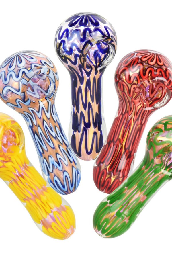 Pulsar Groovy Galore Spoon Pipe -4""/5pcs