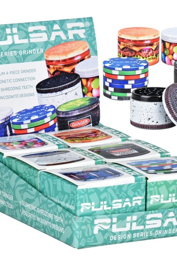 Pulsar OBJEX Design Series Aluminum Grinder / 4pc / 2.5""