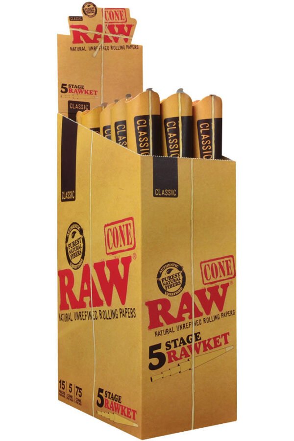 RAW 5 Stage RAWKET Cone Set - 15pk Display