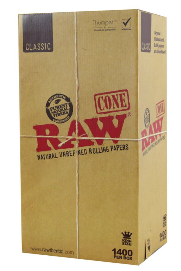 RAW Classic Cones / Kingsize / 1400pc Bulk Box