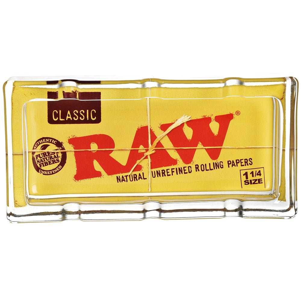 RAW Classic Pack Glass Ashtray - 6""x3""