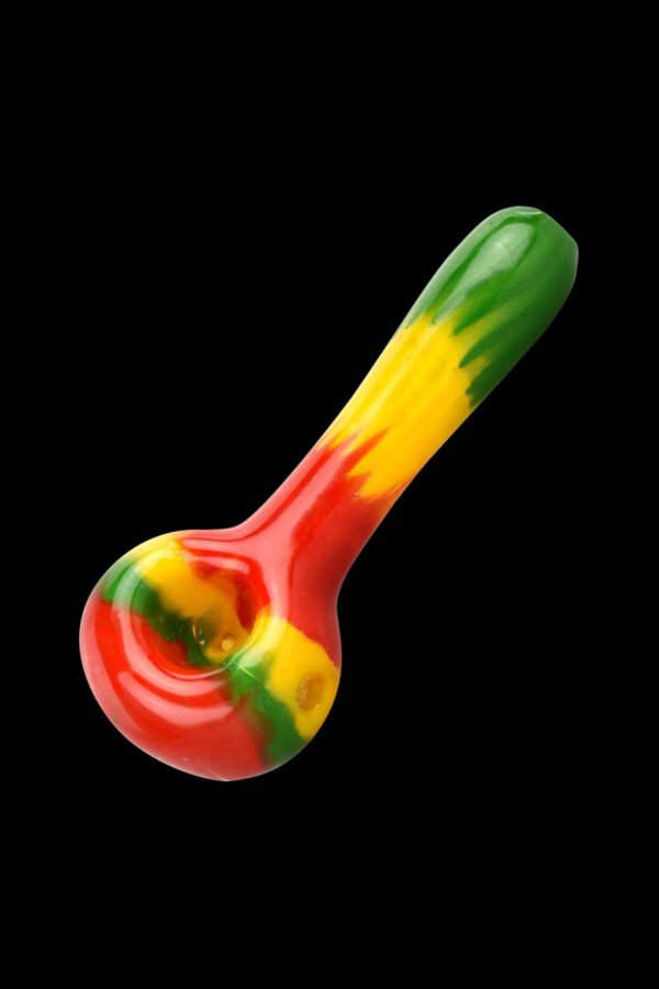 Rasta Color Spoon Hand Pipe