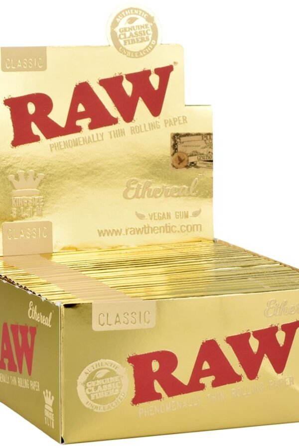 Raw Ethereal Rolling Papers - Classic / 32pc / King Size Slim 50ct