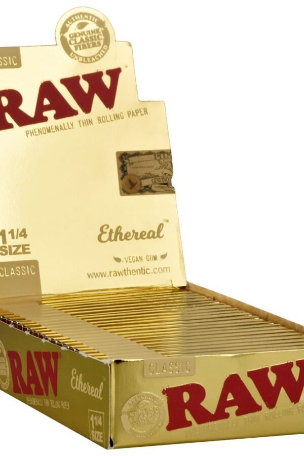 Raw Ethereal Rolling Papers - Classic / 50pc / 1 1/4"" 24ct