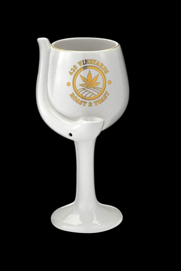 Roast & Toast 420 Vineyards Wine Glass Pipe