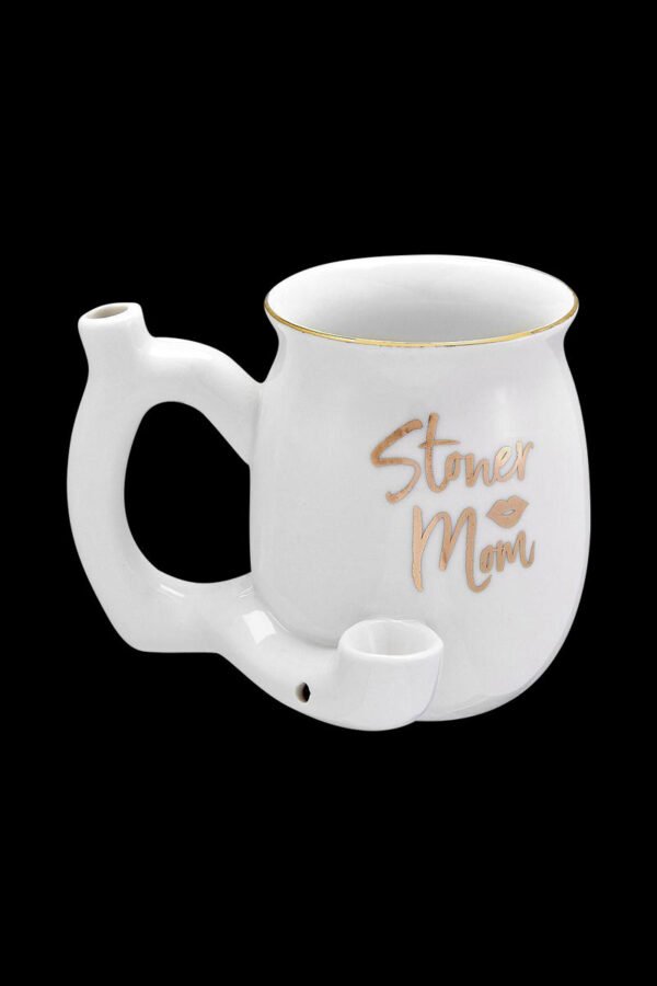 Roast & Toast ""Stoner Mom"" Ceramic Pipe Mug