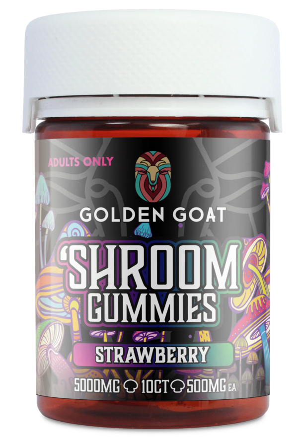 SHROOM GUMMIES 5000mg Strawberry,10ct