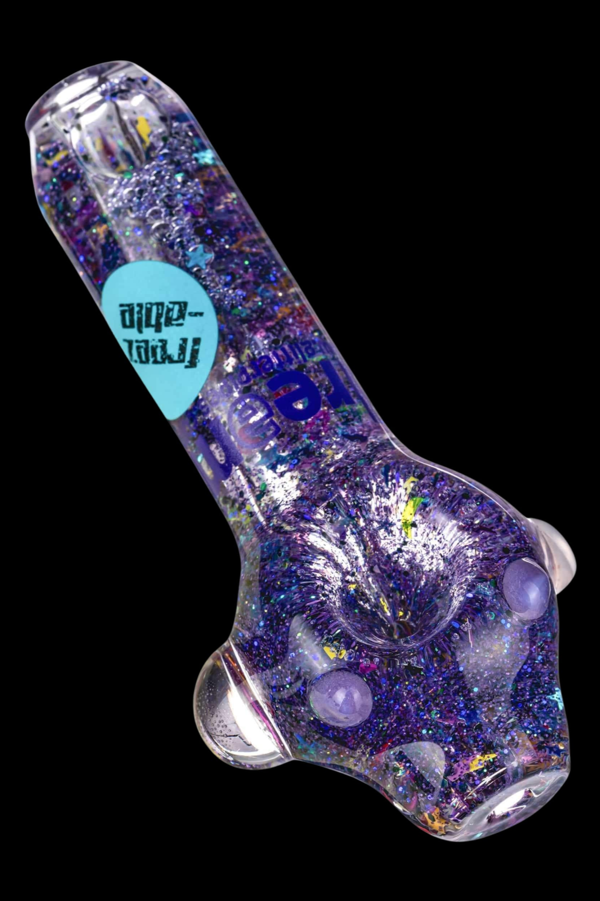 Small Freezable Galaxy Spoon Pipe