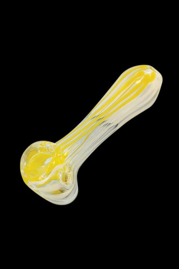 Small Striped Glass Spoon Pipe