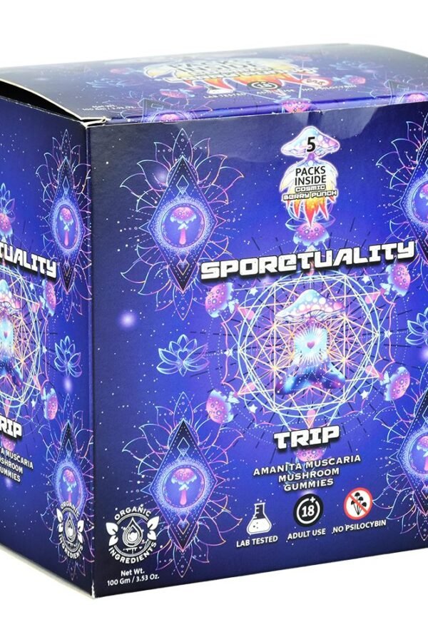 Sporetuality Amanita Gummies - 5pc / 3750mg / Berry 5pk