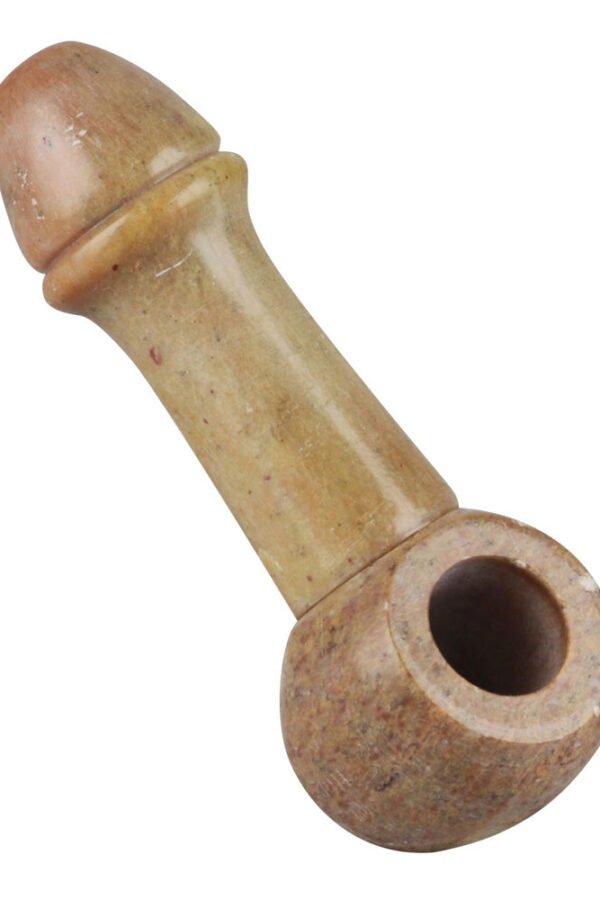 Stone Carved Penis Pipe