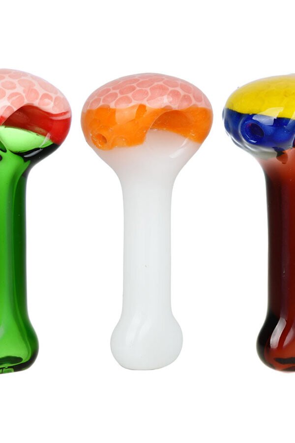 Synthesis Honeycomb Spoon Pipe - 4"" / Colors Vary