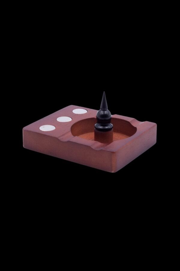 The Stash Shack 3 Device Wooden Debowler Base for DynaVap
