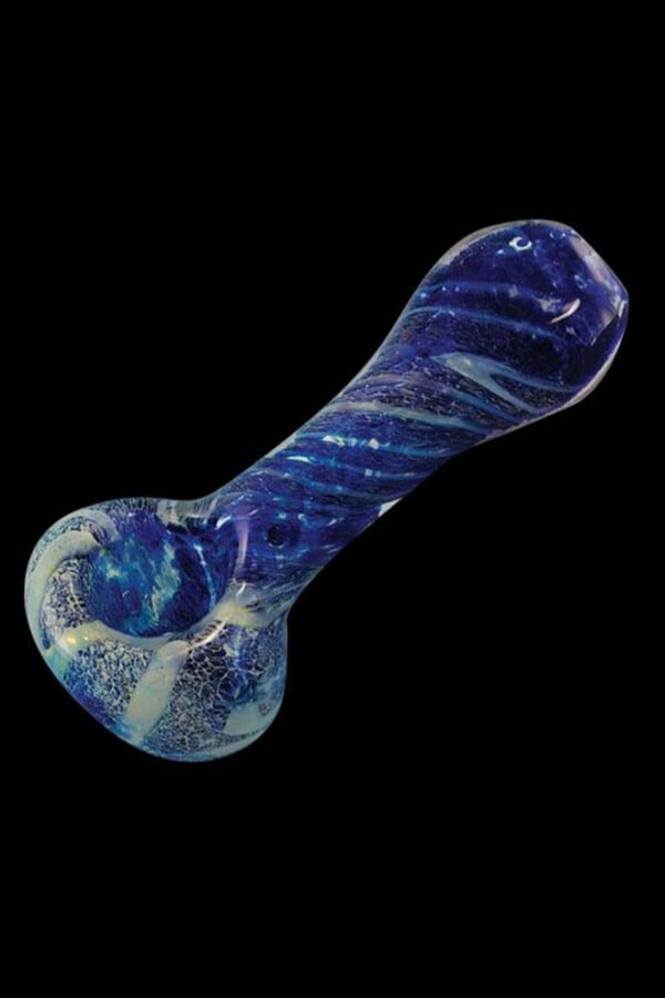 Twisted Frit 4"" Glass Pipe