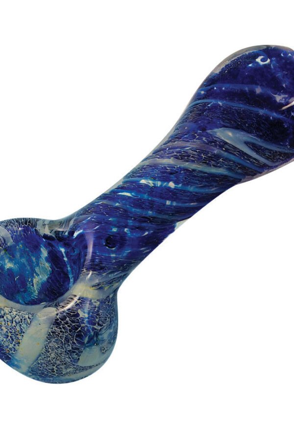 Twisted Frit Glass Pipe