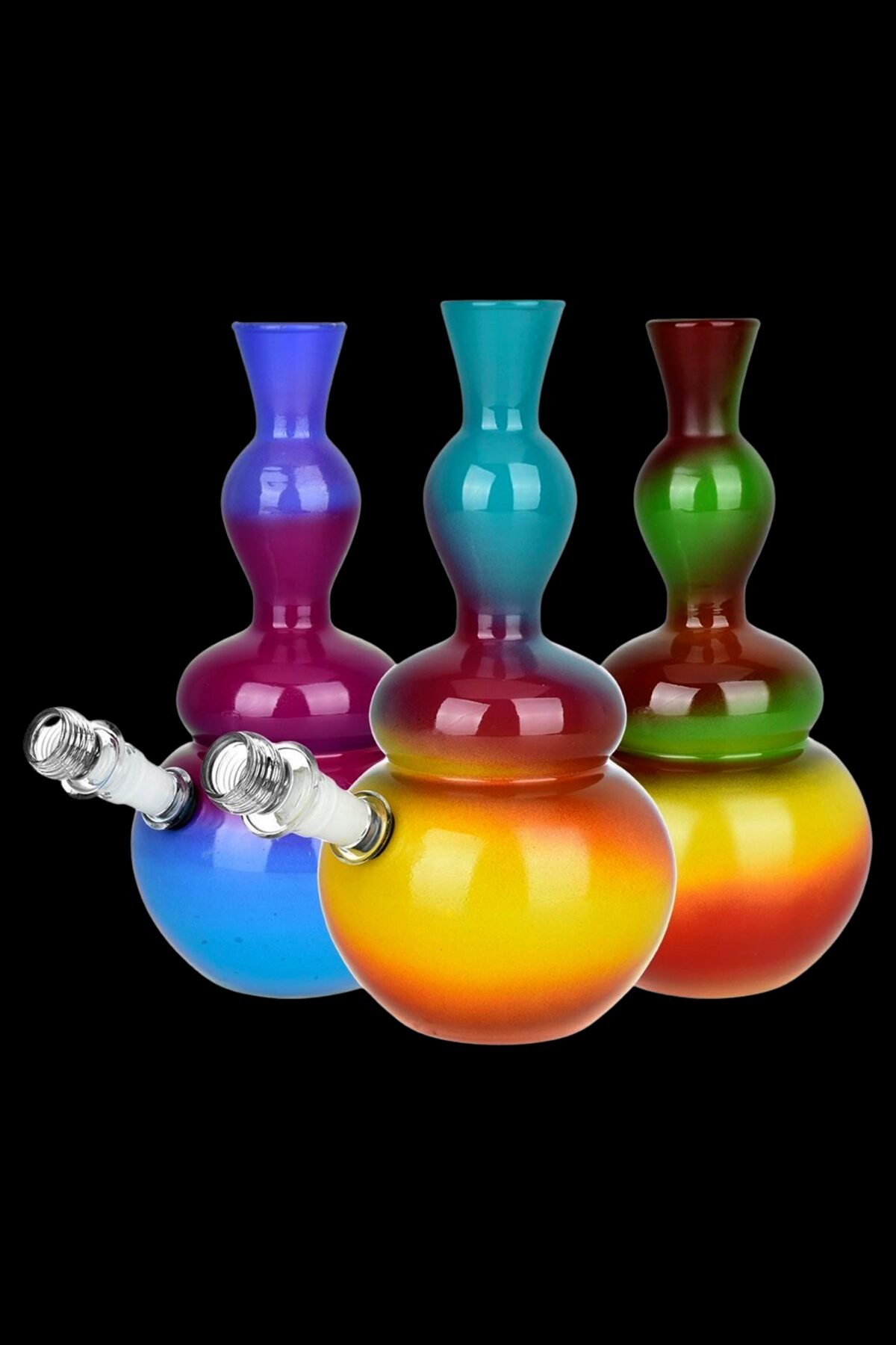 Vase Ombre Soft Glass Water Pipe