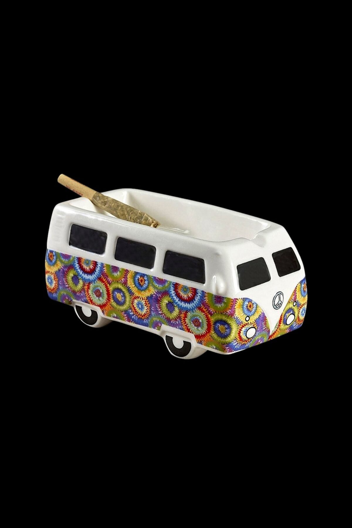 Vintage Hippie Bus Ceramic Ashtray