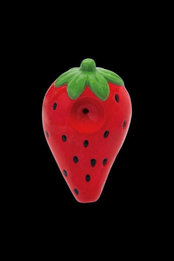 Wacky Bowlz Strawberry Ceramic Hand Pip