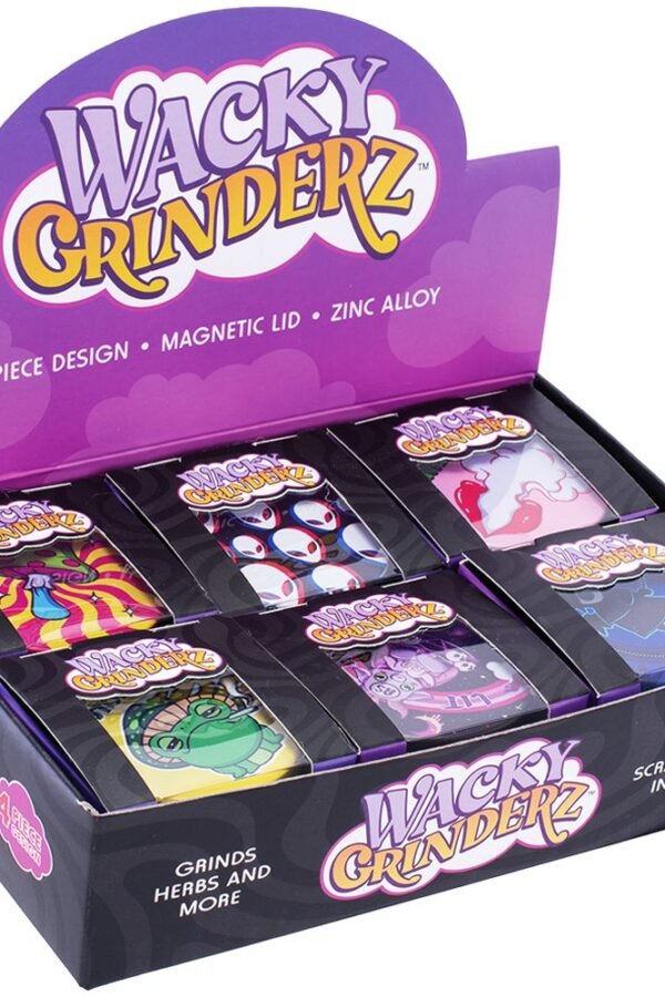 Wacky Grinderz Classic Wacky Assortment - 2.5"" / 4pc / 6ct