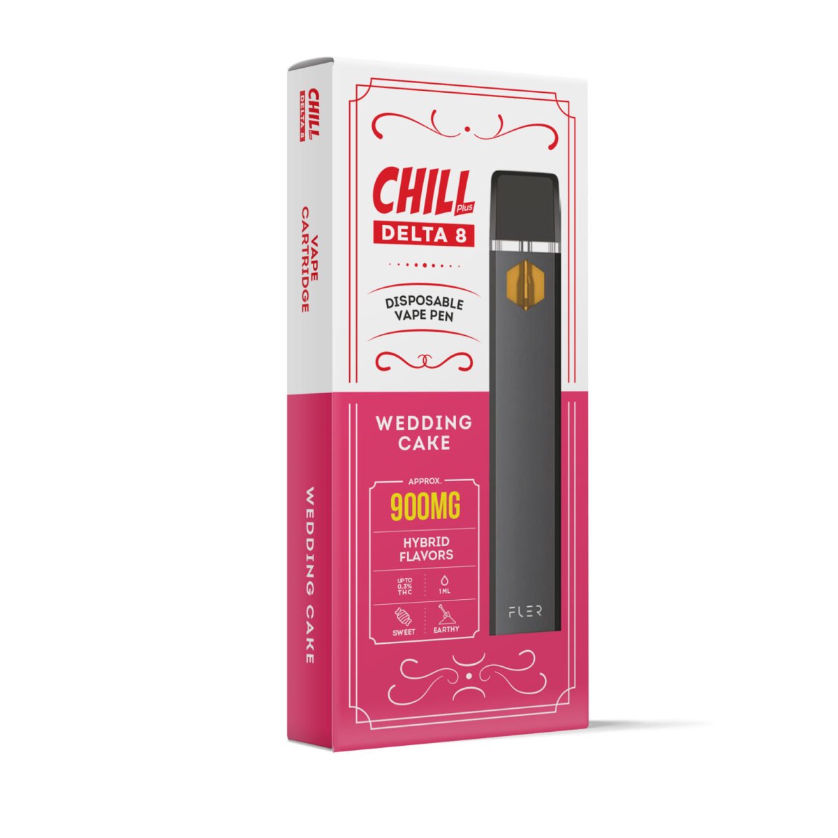 Wedding Cake Delta 8 THC - Disposable - Chill Plus - 900mg