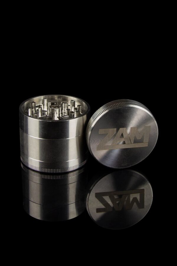 ZAM Stainless Steel 4-Piece Grinder