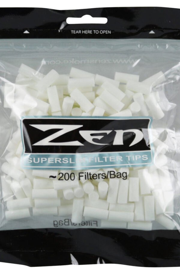 Zen Premium Super Slim Rolling Tips Filter Bag 200pcs