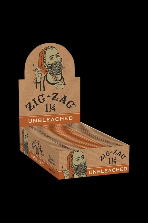 Zig Zag 1 1/4"" Unbleached Rolling Papers - 24 Pack