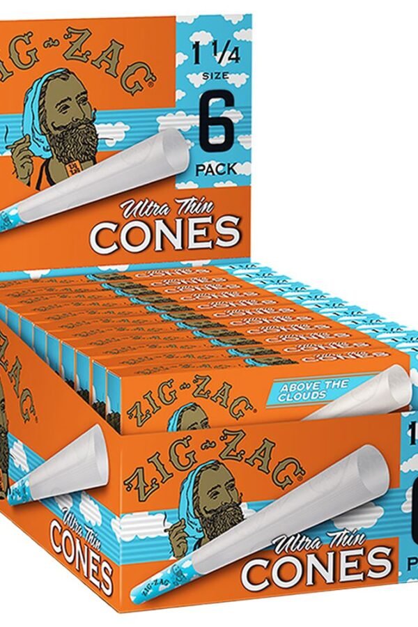 Zig Zag Above The Clouds LE Ultra Thin Pre-Rolled Cones - 6pc