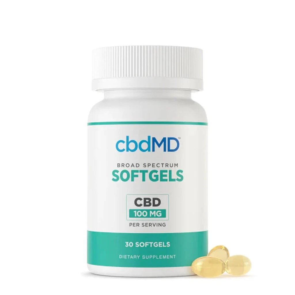 cbdMD CBD Softgel Capsules (3000MG - 6000MG)