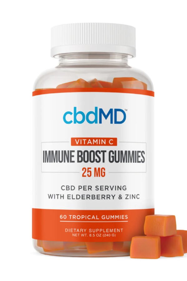 cbdMD CBD & Vitamin C Immunity Boost Gummies - 750MG, 60ct